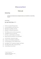 Vorschau - Klassenarbeiten - Klassenarbeit / Klausur - Franz Werfel - Der rechte Weg (1911) - Großstadtlyrik - Seite 1
