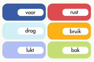 Voorbeeld - Woorden met Ge- Be- Ver - Pagina 1