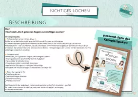 Vorschau - Arbeitsblätter - Materialpaket Lio und Aya - richtiges Lochen - Seite 2
