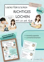 Vorschau - Anderer Materialtyp - Lio und Aya - richtiges Lochen Locherführerschein - Deckblatt