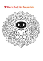 Vorschau - Mal- und Bastelvorlagen - Mandalas Ausmalbilder mit acht Bots Simu-Ki - Seite 2