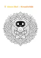 Vorschau - Mal- und Bastelvorlagen - Mandalas Ausmalbilder mit acht Bots Simu-Ki - Seite 3