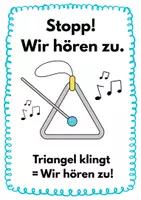 Vorschau - Arbeitsblätter - Musik-Reaktionsspiel mit Triangel: Stopp! Wir hören zu - Seite 3