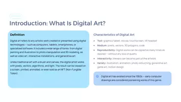 Vorschau - Präsentationen/Tafelbilder - Digital Art & AI Art Presentation | Creativity, Technology & The Future of Art - Seite 2