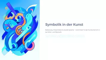 Vorschau - Präsentationen/Tafelbilder - Symbolik in der Kunst – Bedeutung, Interpretation & visuelle Sprache | Kunstgeschichte Präsentation - Deckblatt