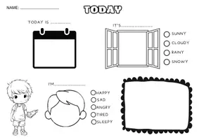 Vista previa - Hojas de trabajo - All-in-One Worksheets Pack – preschool 3-5 years - página 3