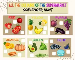 Vista previa - Unidades / Secuencias / Situaciones de Aprendizaje - Scavenger hunt (FOOD) - Portada