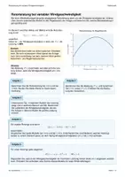 Vorschau - Arbeitsblätter - Analysis Anwendung (quad.Fkt.): Rotorleistung variable Windgeschwindigkeit - Seite 1