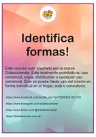 Vista previa - Hojas de trabajo - Identifica formas - página 1