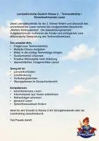 Vorschau - Arbeitsblätter - Test Deutsch Lesen Klasse 2, Textverständnis - Seite 1