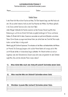 Vorschau - Arbeitsblätter - Test Deutsch Lesen Textverständnis Klasse 2 - Seite 3