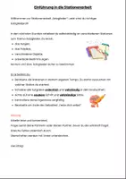 Vorschau - Stationenlernen - Stationenarbeit Deutsch Satzglieder - Seite 1