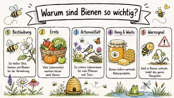 Vorschau - Arbeitsblätter - Lernposter + Arbeitsblätter zum Thema "Warum sind Bienen so wichtig?" + Lösung & MP3 + Mindmap + Infografik - Seite 2