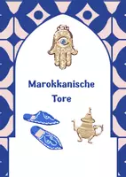 Vorschau - Unterrichtsreihen - Bildnerisches Gestalten "Marokkanische Tore" Bilderweiterung - Deckblatt