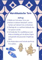 Vorschau - Unterrichtsreihen - Bildnerisches Gestalten "Marokkanische Tore" Bilderweiterung - Seite 2