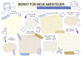 Vorschau - Arbeitsblätter - Abschied Grundschule | Grundschulabschluss & Schuljahresende | Erinnerung Grundschule, Reflexion & Abschiedsaktivitäten - Seite 1
