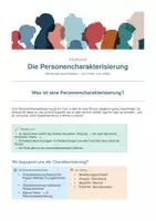 Vorschau - Arbeitsblätter - Arbeitsheft_Charakterisierung - Deckblatt