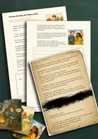 Vorschau - Arbeitsblätter - Von einem, der auszog, das Fürchten zu lernen - Kreativer Schreibanlass - Deckblatt