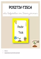 Vorschau - Lehrpläne/Lehrermaterial - Positiv-Tisch Lehrerzimmer - Deckblatt