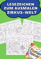 Vorschau - Mal- und Bastelvorlagen - Ausmal-Lesezeichen Zirkus-Welt – Kunst - Deckblatt
