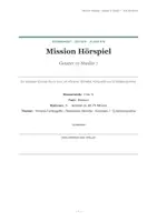 Vorschau - Stundenentwürfe - Escape Room Deutsch: Hörspiel, Stilmittel und Konjunktiv I - Seite 1