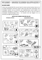 Vorschau - Arbeitsblätter - Alles über Vitamine – Arbeitsblätter für Ernährung und Haushalt / Hauswirtschaft (Klasse 5-8) - Seite 1