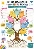 Vorschau - Arbeitsblätter - Ich bin einzigartig – Kreatives Selbstreflexions-Poster - Deckblatt