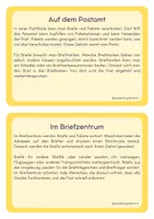 Vorschau - Stationenlernen - Die Post - Materialpaket - Seite 1