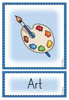 Vorschau - Poster - Picture + Word Catrds /Flashcards "School subjects" - Seite 3
