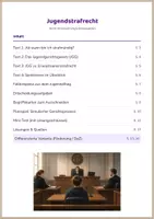 Vorschau - Arbeitsblätter - Strafmündigkeit & Jugendstrafrecht - vierfach differenziert - Extramaterial Förderbedarf - Seite 1