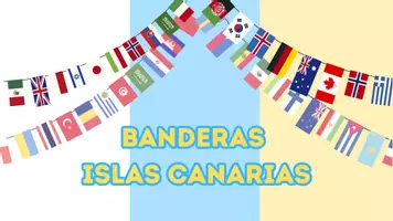 Vista previa - Hojas de trabajo - BANDERAS Y BANDERÍN ISLAS CANARIAS (ISLAS Y COMUNIDAD) - Portada