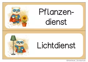 Vorschau - Bildkarten - Eisbärenklasse Klassendienste Klassentier Eisbär - Seite 2