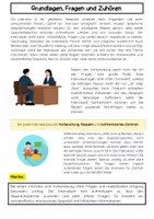 Vorschau - Arbeitsblätter - Gesprächsregeln beim Interview Arbeitsblatt Deutsch - Seite 1