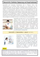 Vorschau - Arbeitsblätter - Was sind Naturstoffe? Biologie & Chemie - Seite 1