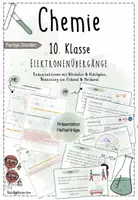 Vorschau - Unterrichtsreihen - Redoxreaktion mit Alkoholen & Aldehyden | Chemie 10 | 4 fertige Unterrichtsstunden - Deckblatt