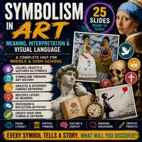 Vorschau - Unterrichtsreihen - Symbolism in Art Presentation | Meaning, Interpretation & Visual Language - Deckblatt