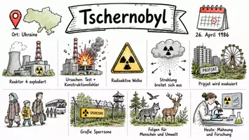 Vorschau - Arbeitsblätter - Lernposter + Arbeitsblätter zum Thema "Tschernobyl" + Lösung & MP3 + Mindmap + Infografiken - Seite 2