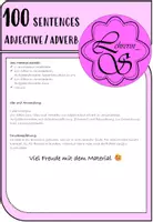 Vorschau - Arbeitsblätter - 100 sentences: adjective - adverb - Seite 1