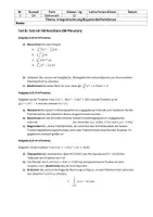 Vorschau - Test - Klausur Integrale/Exponentialfunktionen (mit EWH) + Nachschreibeklausur - Seite 2