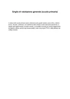 anteprima - Materiale di supporto/inclusione - Griglia di valutazione generale scuola primaria - Pagina di copertina