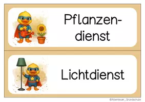 Vorschau - Bildkarten - Entenklasse Klassendienste Klassentier Ente - Seite 2