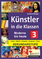 Vorschau - Arbeitsblätter - Künstler in die Klassen III | Kunst Sekundarstufe I + II Klasse 5-13 | Moderne Kunst, Kunstgeschichte, Künstler, Bildanalyse, Malerei, Grafik, Kopiervorlagen, Arbeitsblätter, Lernkontrolle - Deckblatt