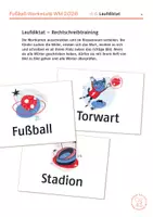 Vorschau - Arbeitsblätter - Fußball WM 2026 - Laufdiktat-Fußball - Seite 3