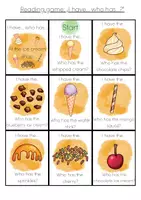 Vorschau - Spiele - Reading game - I have...who has...? - „At the ice cream shop" - Seite 1