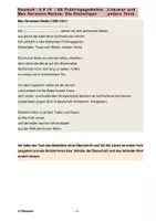 Vorschau - Arbeitsblätter - Herrmann-Neiße: Die Eisheiligen (Frühlingsgedicht) - Deckblatt