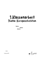 Vorschau - Klassenarbeiten - Nachschreibeklassenarbeit: Mein bleicher Bruder (Borchert) - Seite 1