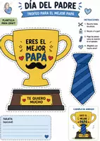 Vista previa - Tarjetas / Manipulativos - Ideas para el Dia del padre - página 2