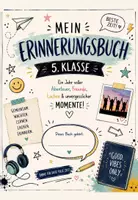 Vorschau - Arbeitsblätter - Erinnerungsbuch 5. Klasse – Kreatives Abschlussheft für das Schuljahresende | Freundebuch & Sommerferien-Material - Deckblatt