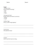 Vorschau - Unterrichtsreihen - Sachtexte Klasse 3 – Burgen | Arbeitsblätter mit Fragen & Lösungen - Seite 3