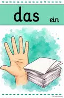 Vorschau - Arbeitsblätter - Merkplakat bestimmte Artikel "Schere, Stein, Papier" - Seite 2